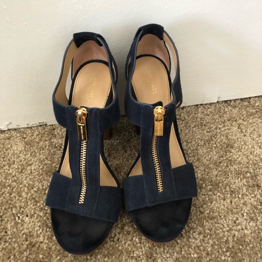 MK platform heels